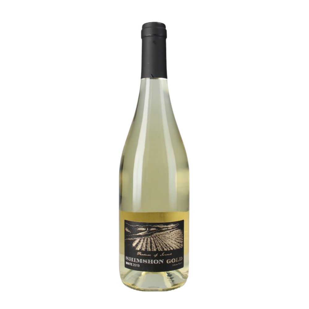 Wino Shimshon Gold White 13,5% białe wytrawne 750 ml