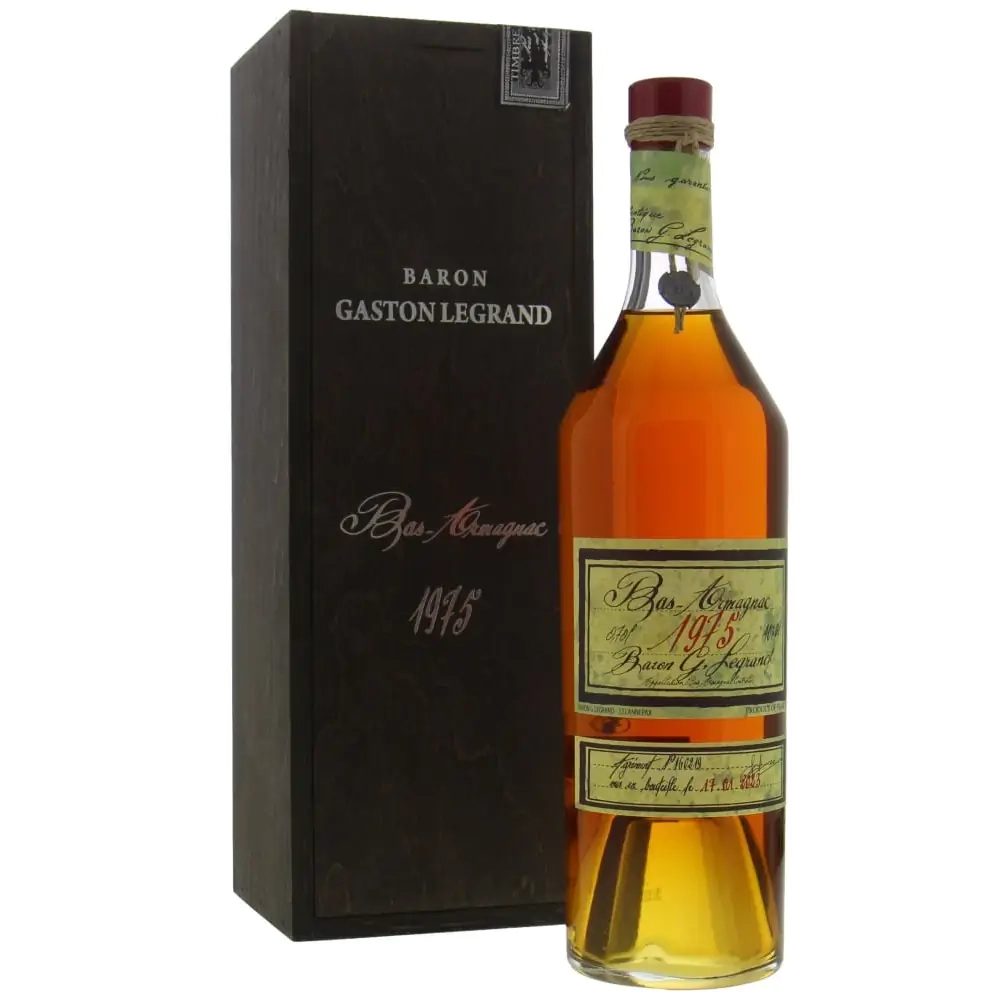 Armagnac Baron Gaston Legrand 1975 40% 700 ml skrzynka