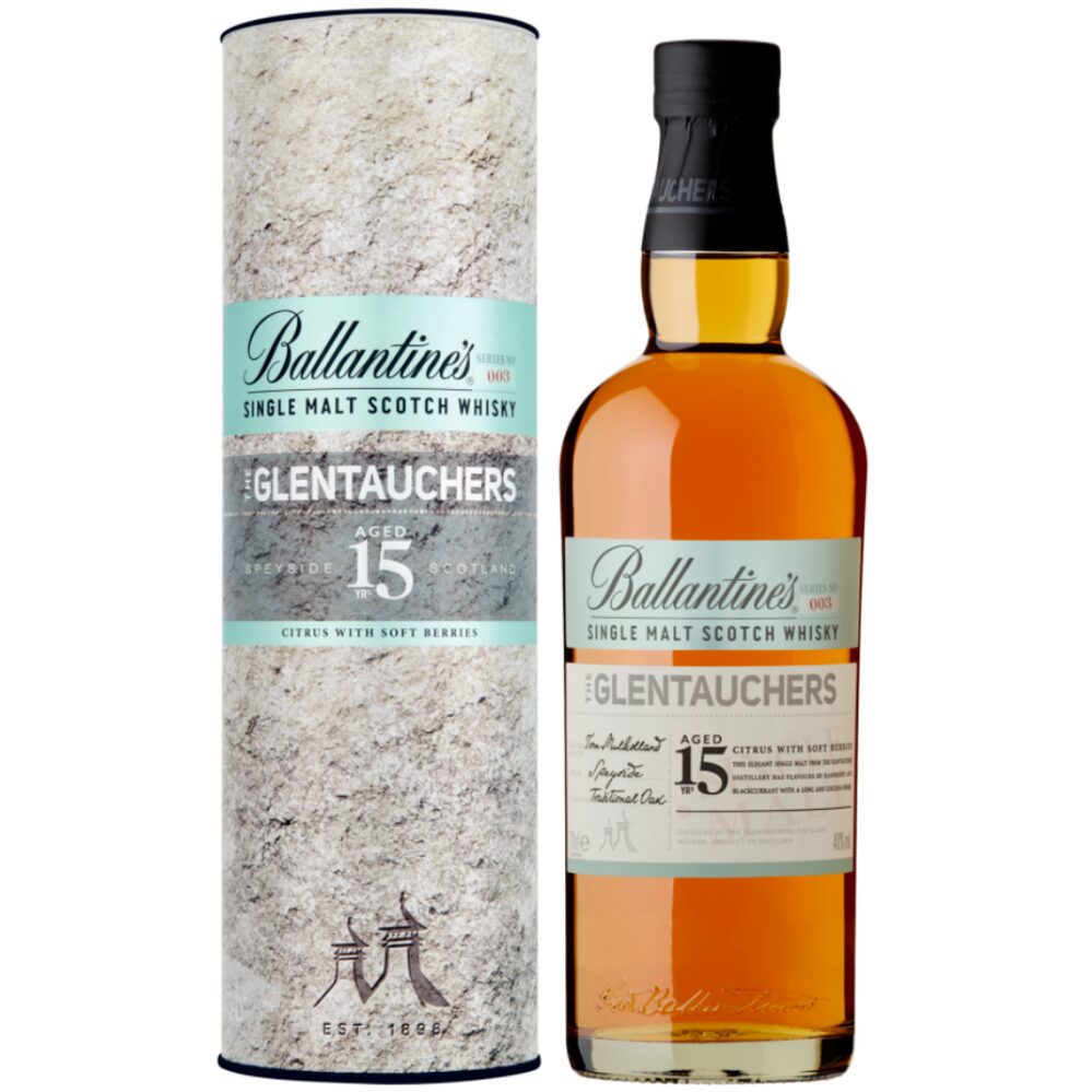 Whisky Ballantine's Glentaucher 15 YO 40% 700 ml tuba